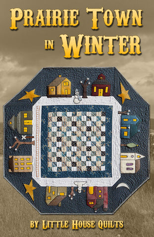 Prairie Town in Winter Quilt Pattern Cover